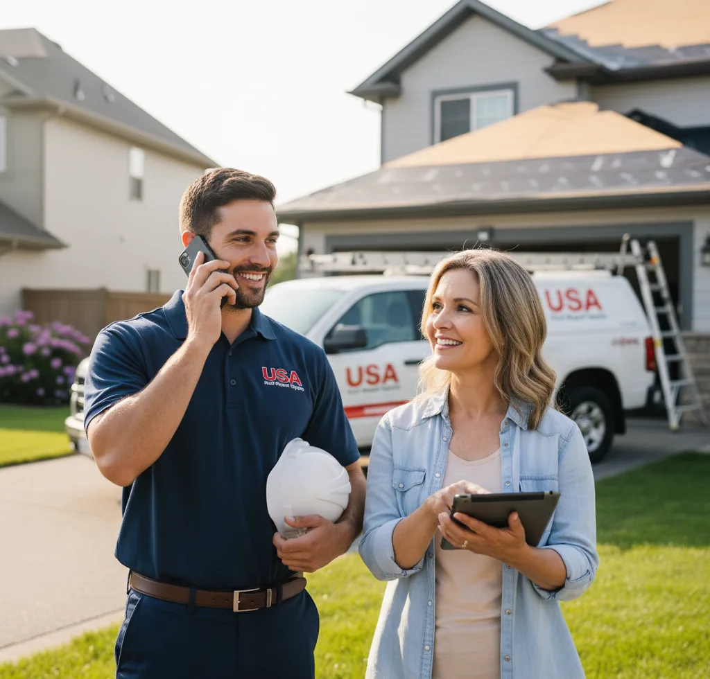USA Roof Repair Experts customer support in Dunbar